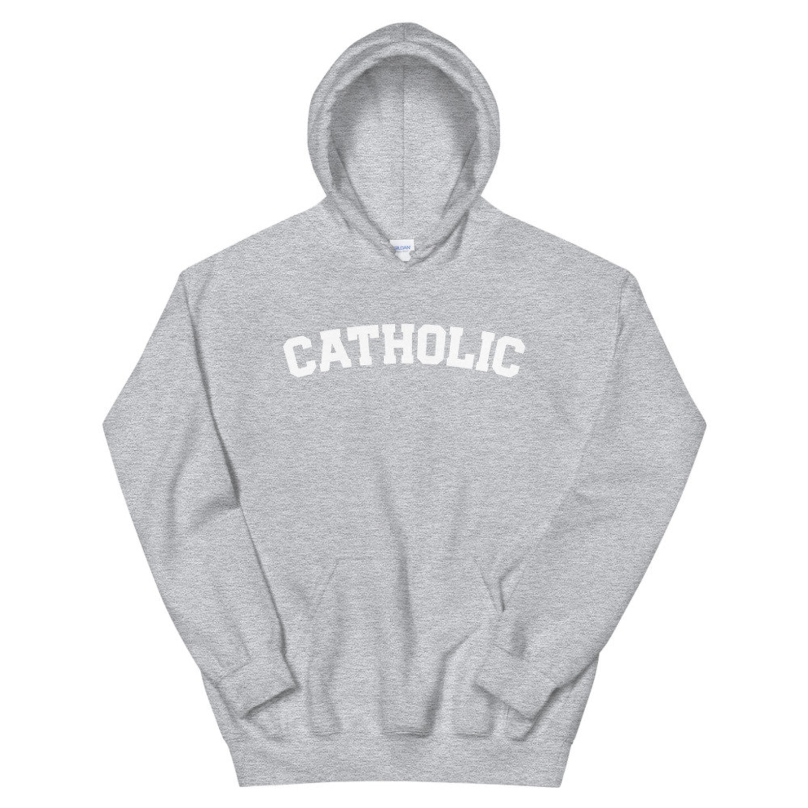 Catholic Hooded Sweatshirt, Catholic Hoodie, Catholic Clothing, Women's ...