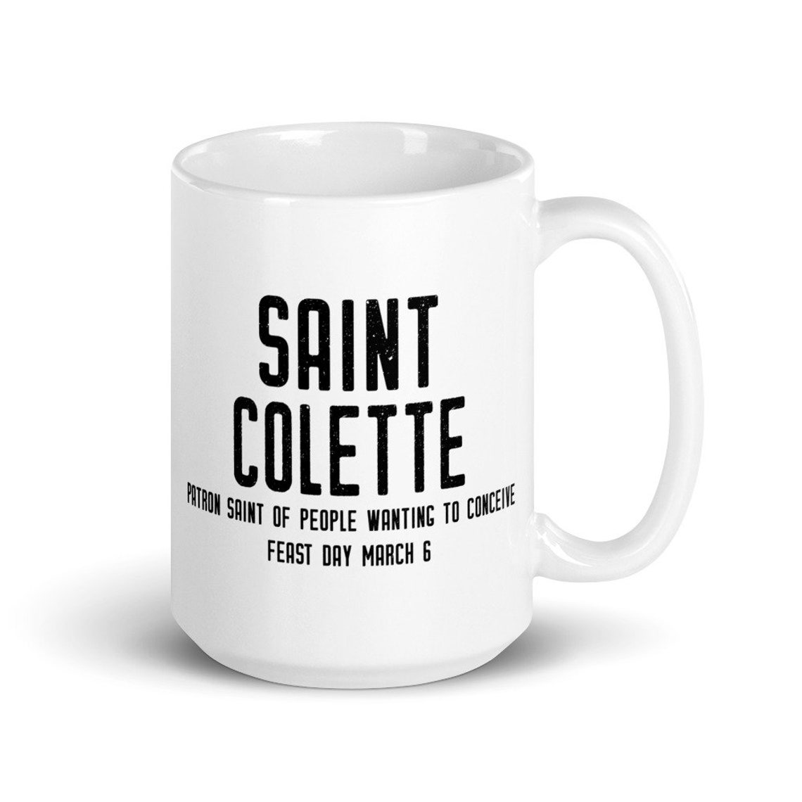 St. Colette Pray for Us Mug Patron Saint Wanting to Conceive Etsy