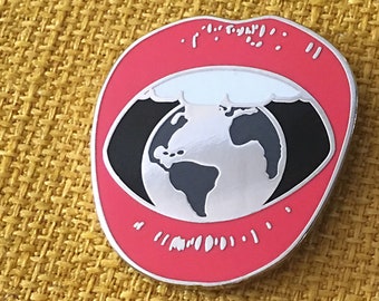 World Eater: enamel pin