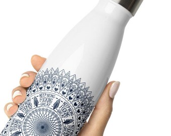 Keep Being Fucking Great: Stainless Steel Water Bottle