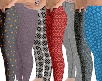 Swearing Pattern "Fuck": Leggings