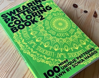 Swearing Pattern Coloring Book 2