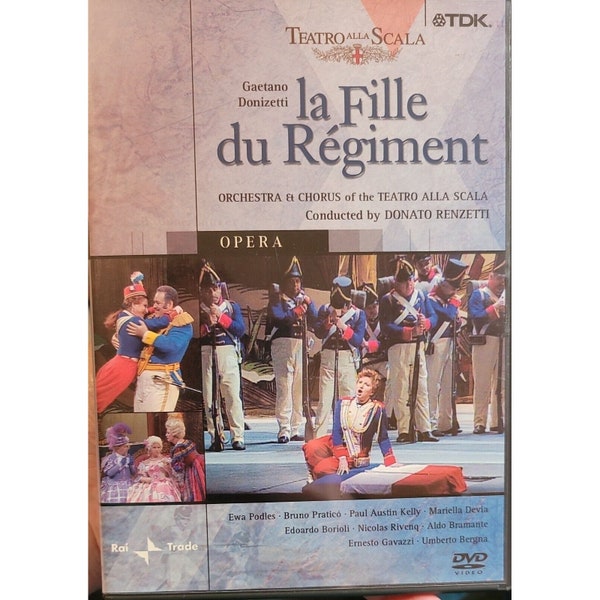 La Fille du Regiment DVD 2003 Region 9 Teatro alla Scala 135 minutes