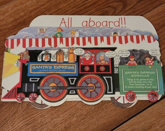 Angelic Express Train Christmas Advent Calendar 24 Doors New unused