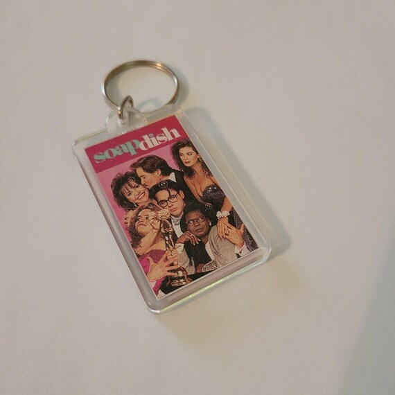 Soap Dish Movie Poster Keychain Vtg 1991 Promo Robert Downy Jr Etsy