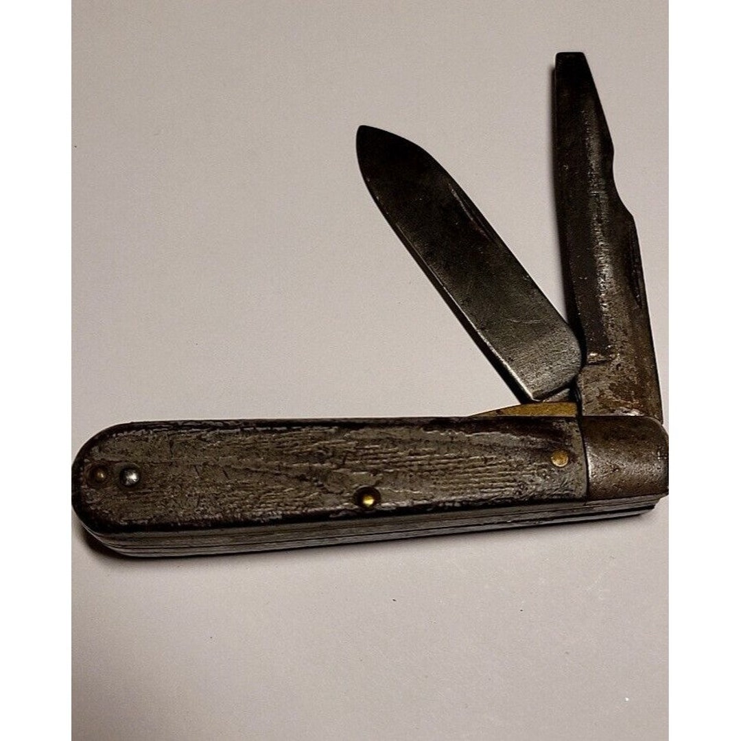 Vintage F M Klein & Sons Chicago Pocket Knife 2 Blade USA Etsy