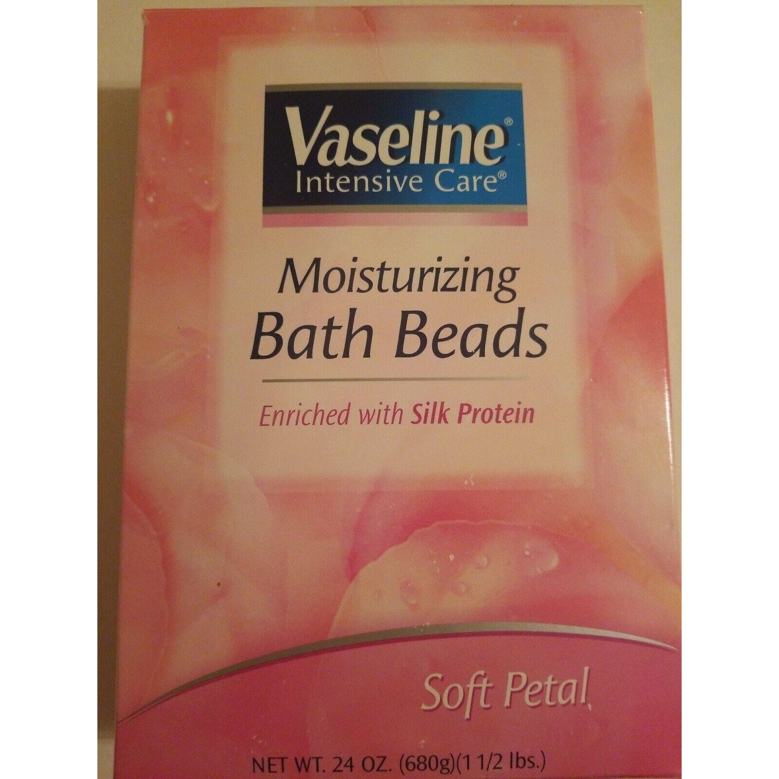 Vaseline Moisturizing Bath Beads 24 OZ Soft Petal Silk Protien Etsy
