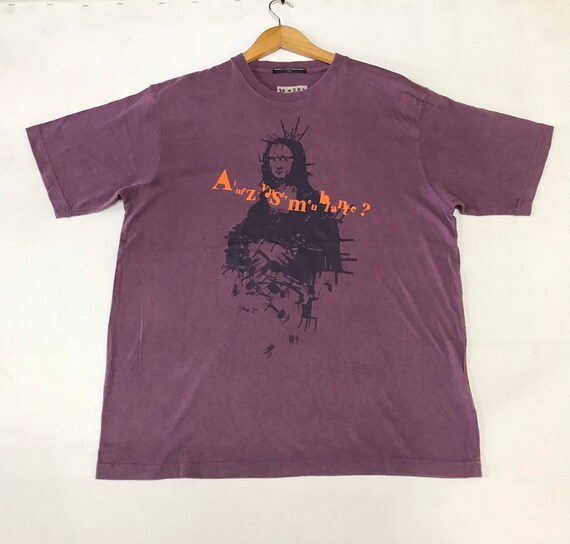 RARE!! Monalisa 500th Anniversary Art T shirt