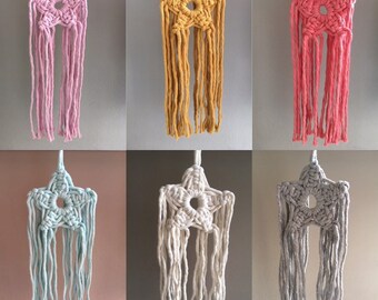 Macrame star decoration / star / star wallhanging