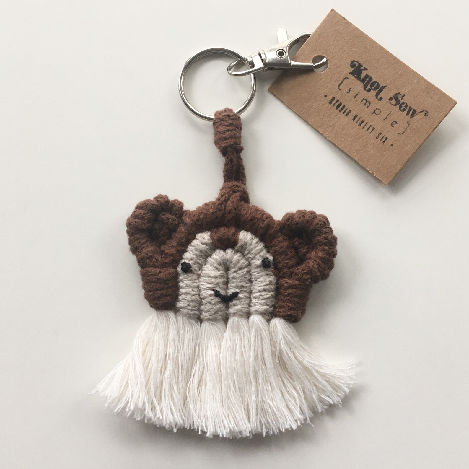 Monkey keyring / Macramè monkey keyring / Monkey rope keyring Etsy