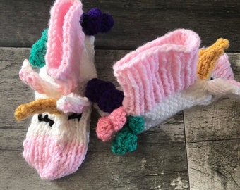 Unicorn slippers