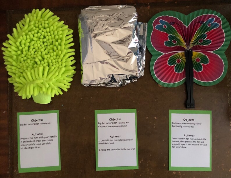 The Very Hungry Caterpillar Sensory Story With Paperback Book - Etsy