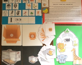 Dear Zoo, 3 word level big/little pack, without the book