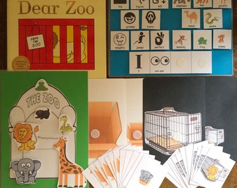 Dear Zoo, 3 word level big/little pack, with paperback book