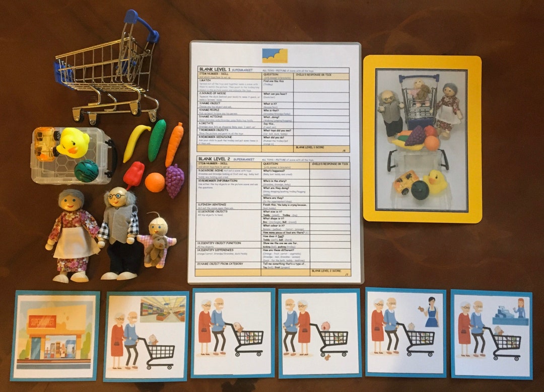 Blank Levels Screen Supermarket Trip - Etsy