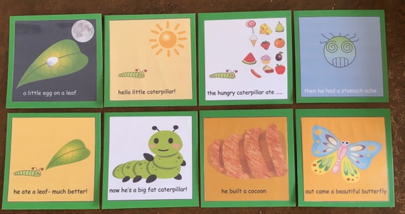 Very Hungry Caterpillar Story Retelling Cards Toys Toys Games Very Hungry Caterpillar Story Retelling Cards Toys Toys Games