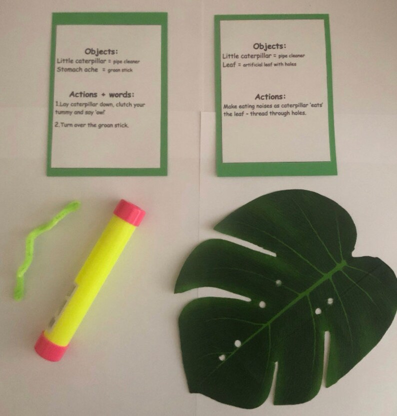 The Very Hungry Caterpillar Sensory Story With Paperback Book - Etsy