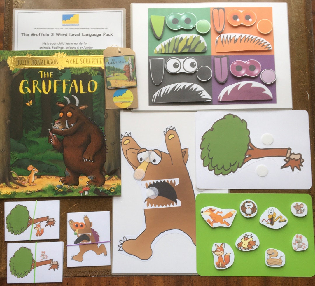 The Gruffalo Tableware Party Cake Cases & Toppers Child Purple Green Orange The Gruffalo Tableware Party Cake Cases & Toppers Child Purple Green Orange