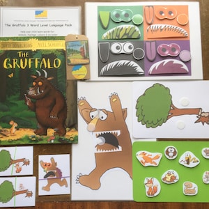 The Gruffalo Book 3 Word Level Pack with Book