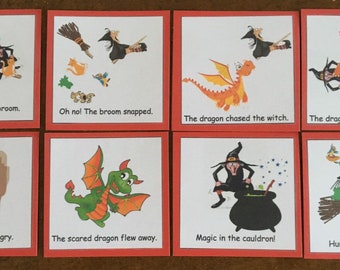 Room on the Broom Story Sequencing Pack - Etsy