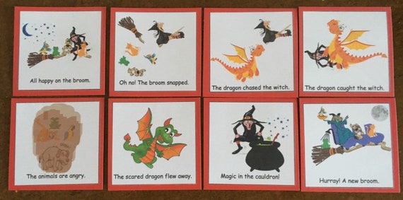 Room On The Broom Story Sequencing Pack