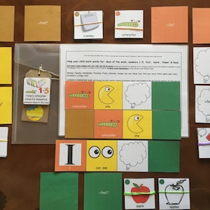 Hungry Caterpillar Maths Targets Games WITHOUT THE BOOK