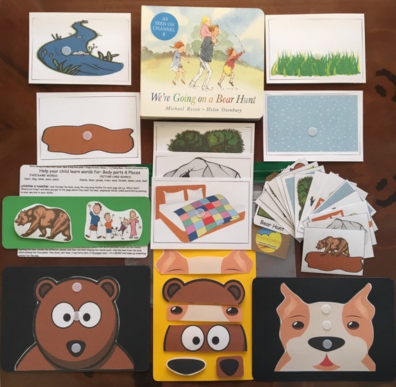 We Re Going On A Bear Hunt 2 Word Level Pack With Board Etsy We Re Going On A Bear Hunt 2 Word Level Pack With Board Etsy