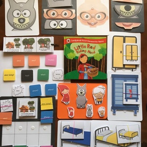 Little Red Riding Hood Bumper Pack 1-5WL Games, Story Sequencing, Colourful Semantics
