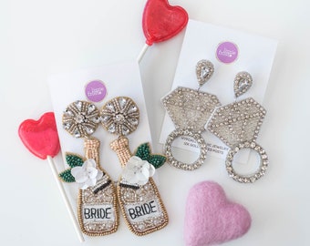 Bride Earrings Etsy
