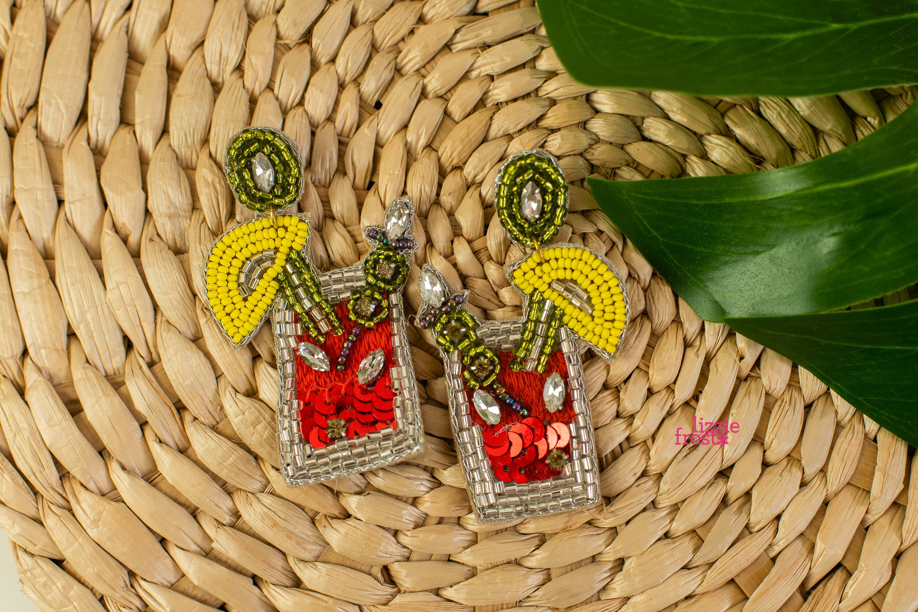 Bloody Mary Earrings NOLA Earrings Beaded Brunch Fashion Etsy