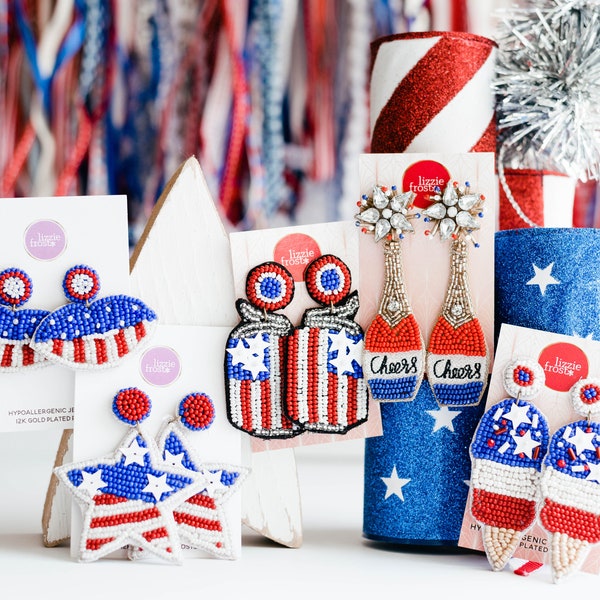 4th of July Jewelry - Etsy