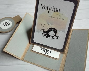 Birthday card Virgo