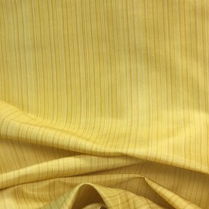 CHRISTOPHER NORMAN silk strié taffeta in sunshine yellow - by the yard