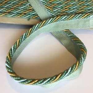 HOULES cord trim 31179-9788 teal, greens, bronze - by the yard