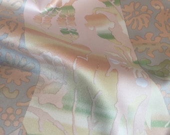 JACK LENOR LARSEN "Arabesque" printed cotton sateen - by the yard