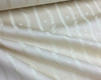 GREY WATKINS "Edinburgh - Creme" decorator fabric by the yard - Inventory Reduction SALE