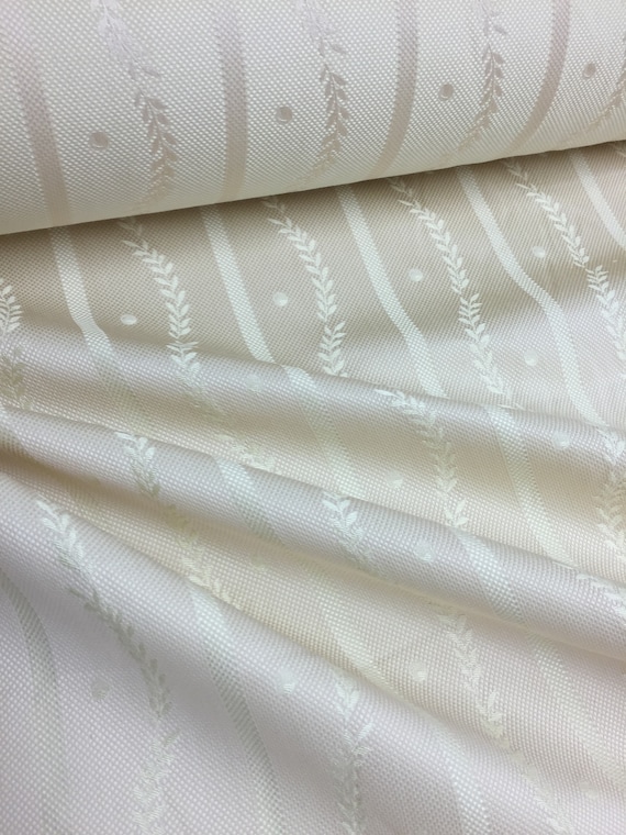 GREY WATKINS "Edinburgh - Creme" decorator fabric by the yard - Inventory Reduction SALE