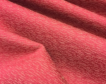 SCALAMANDRE red textured solid decorator fabric - by the yard