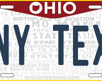 Ohio 1932 License Plate Personalized Custom Car Auto Bike Motorcycle Moped 