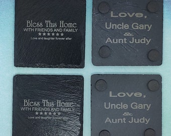 Custom Designed Slate Coasters for all Occasions