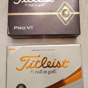 Personalized Titleist Pro V1, Titleist Pro V1X, Titleist Velocity or Wilson Boost Golf Balls for all events or special days. box of 3 balls image 4