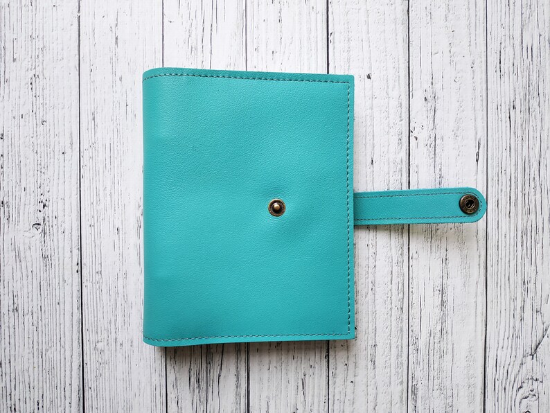 A6 Ring Binder Leather Journal A6 Binder Leather Notebook Etsy