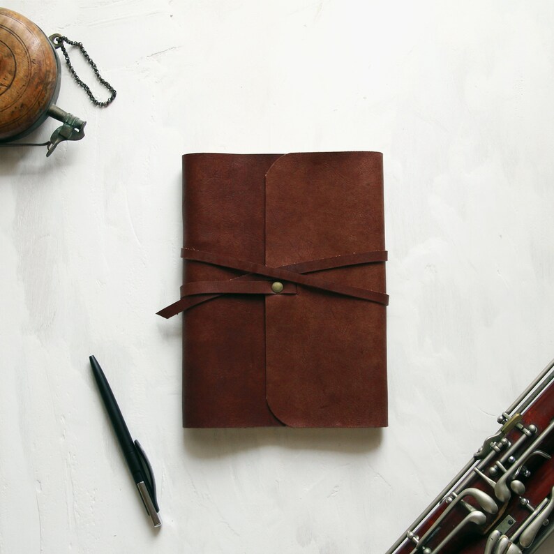 Personalized Leather Journal Bound Leather Journal Bound Etsy