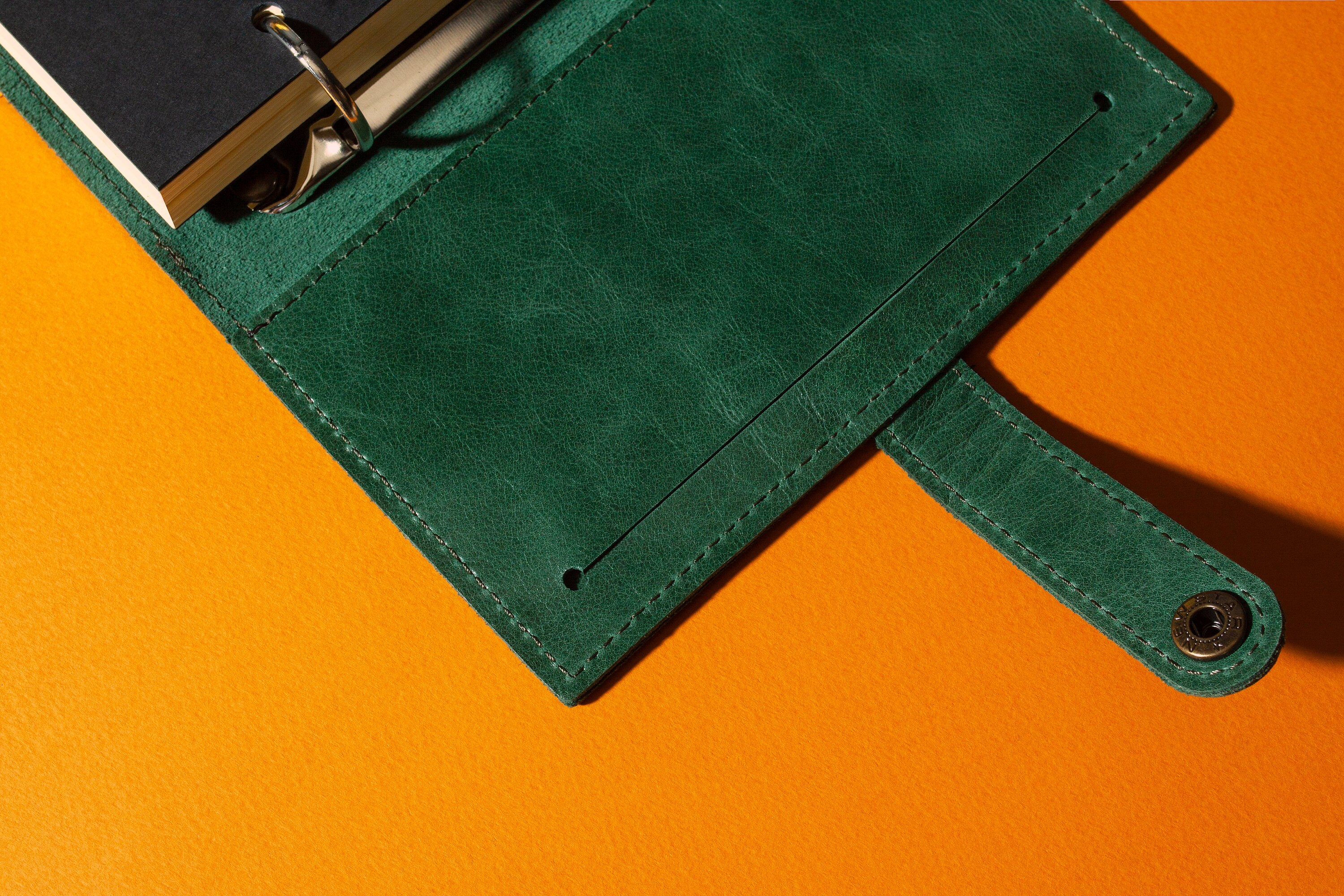 A6 Ring Binder Leather Binder A6 Binder Ring Binder Etsy