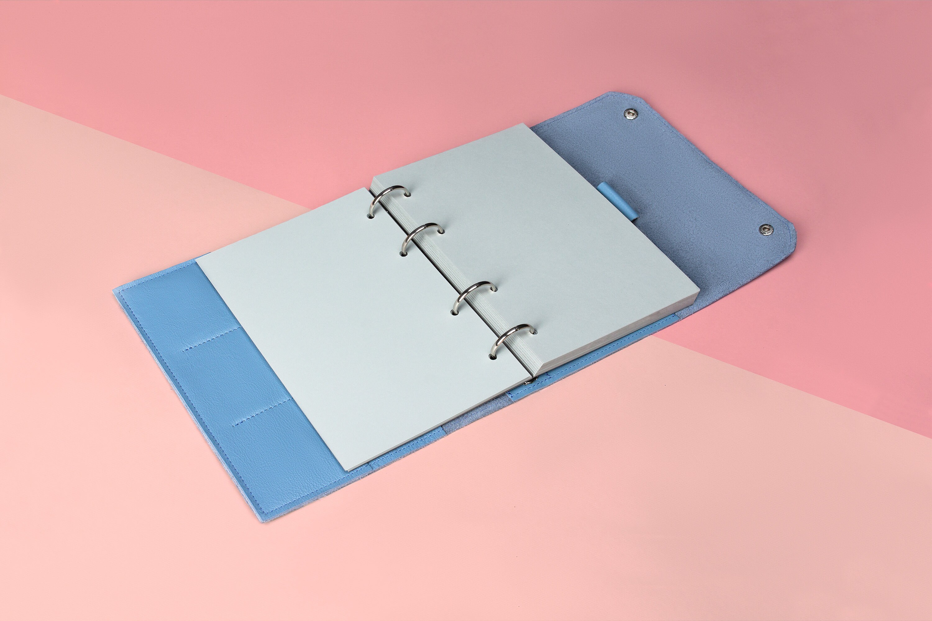 A5 Ring Binder Leder Journal nachfüllbar A5 Planer Binder 4 Etsy