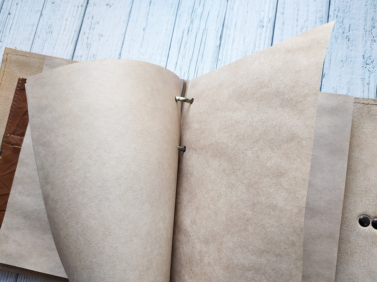 Kraft Brown Paper Page Refill A5 Kraft Notepad A5 Binder Etsy