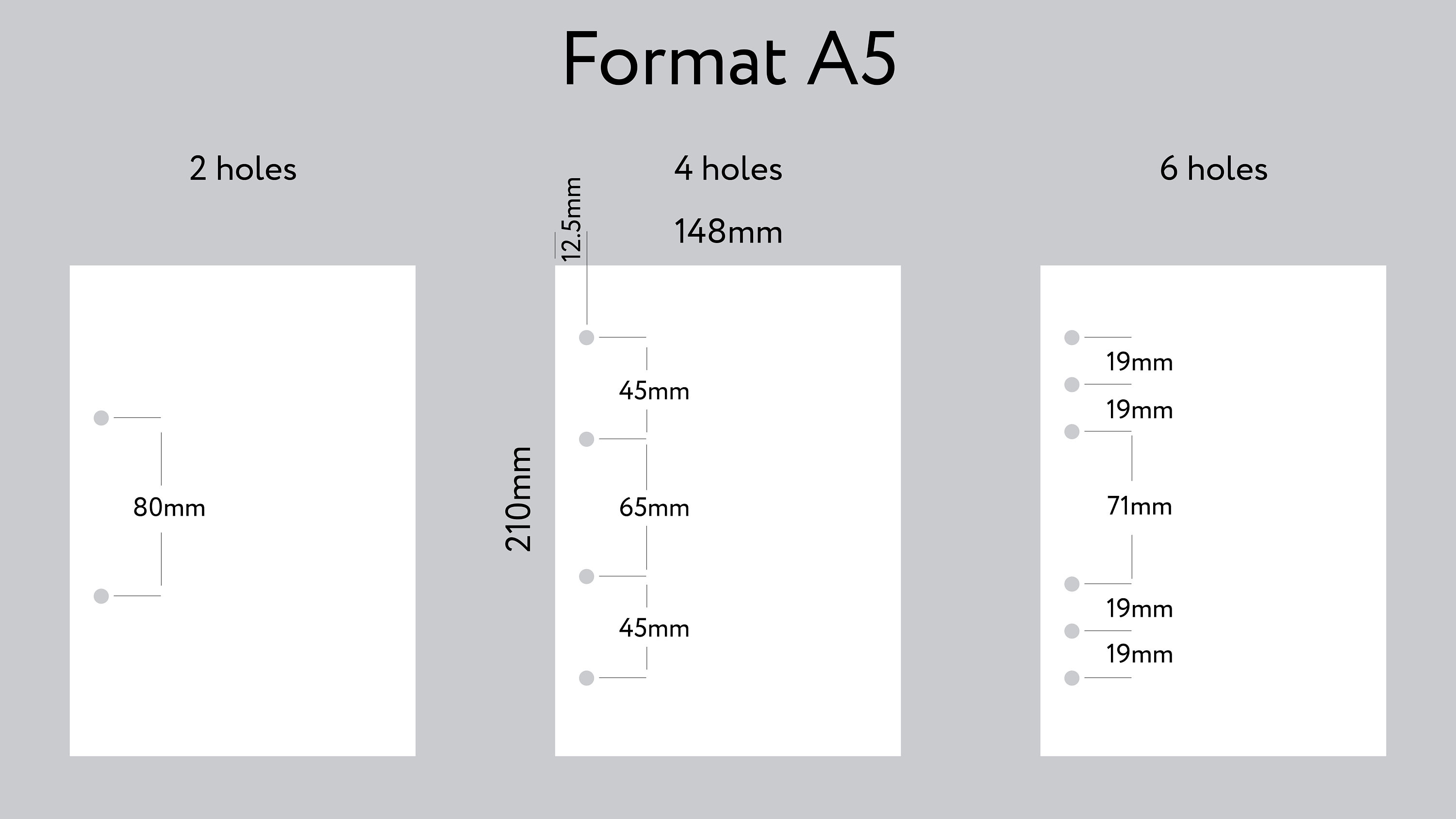 A5 Dividers A5 Binder Divider A5 Planner Dividers A5 Black Etsy