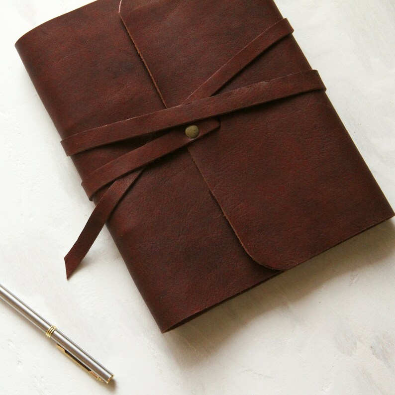Personalized Leather Journal Bound Leather Journal Bound Etsy