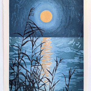 Woodblock Print- &quot;Apparition&quot;, Original Moku Hanga Limited Edition Print