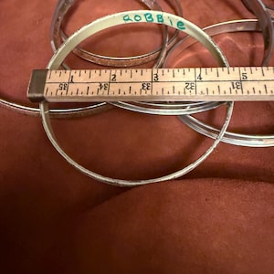 vintage embroidery hoops
